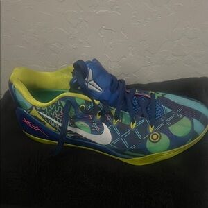 Nike Multicolor Athletic Shoe with Blue and Yellow